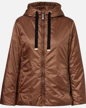 Max Mara The Cube Hooded Jacket - Brown