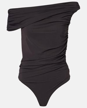 Agolde Body Off-Shoulder Sherilyn - Nero