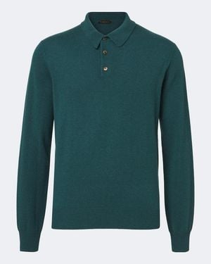 Rubinacci Polo-Pullover Aus Cashmere - Grün