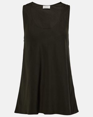 Lemaire Scoop-Neck Tank Top - Black