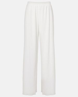 JADE Swim Mika High-Rise Straight Pants - White