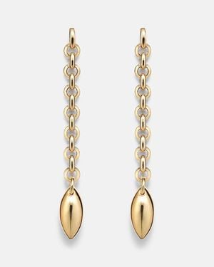 Jennifer Fisher 14Kt-Plated Drop Earrings - White