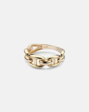 STONE AND STRAND Puffed Maritime 14Kt Ring - Metallic