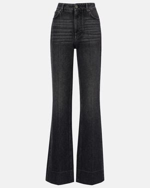 Dolce & Gabbana High-Rise Flared Jeans - Black