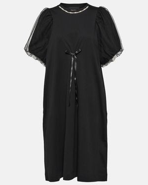 Simone Rocha Embellished Midi Dress - Black