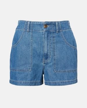 Veronica Beard Jeansshorts Sally - Blau