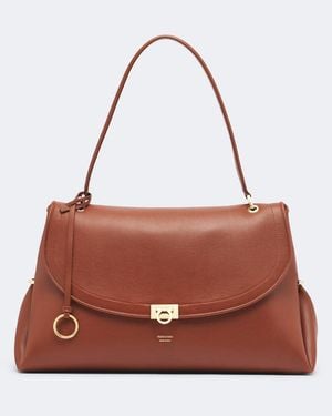 Ferragamo Schultertasche Sofia Large Aus Leder - Braun