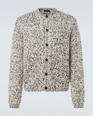Prada Virgin Wool Cardigan - Grey