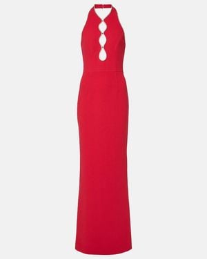 Rebecca Vallance Akari Embellished Gown - Red