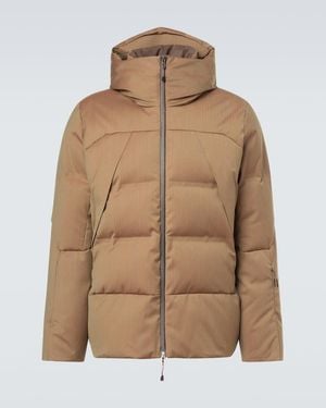 Sease Nordend Wool-Blend Down Jacket - Brown