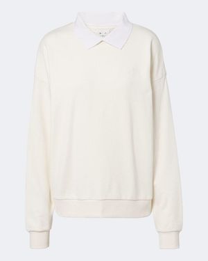 The Upside Pascal Cotton Jersey Sweatshirt - White