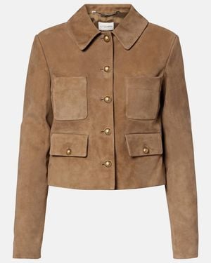 Altuzarra Suede Jacket - Brown