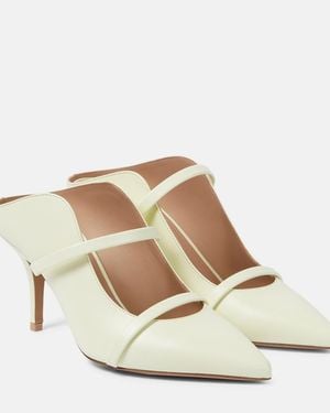 Malone Souliers Maureen Leather Mules - White