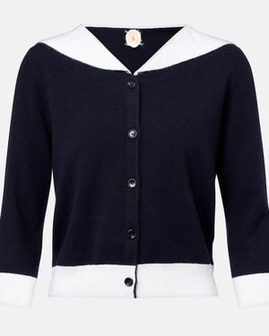 Jardin Des Orangers Cashmere Cardigan - Blue