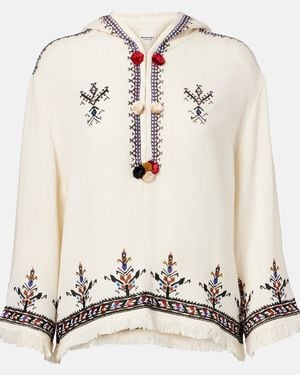 Isabel Marant Kameya Embroidered Top - Natural