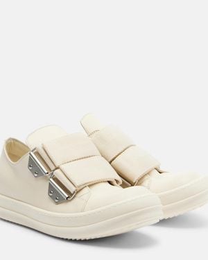 Rick Owens Sneaks Leather Trainers - White