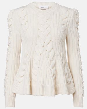 McQueen Pullover Aus Wolle Und Kaschmir - Natur