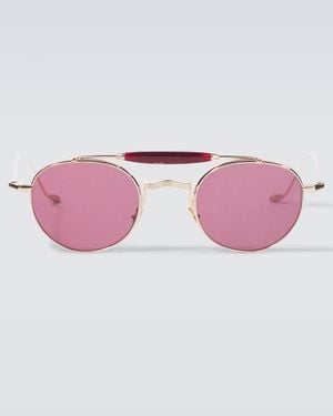 Jacques Marie Mage Dasan Aviator Sunglasses - Pink