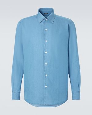 ZEGNA Denim Shirt - Blue