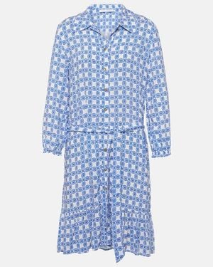 Heidi Klein Mahoe Bay Printed Minidress - Blue