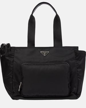 Prada Wickeltasche Aus Re-Nylon - Schwarz