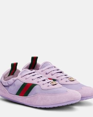 Gucci Shift Trainers - Purple