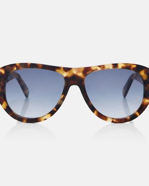 Dior Diorglow A1I Aviator Sunglasses - Blue