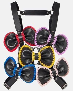 Noir Kei Ninomiya Bow-Detail Top - Black