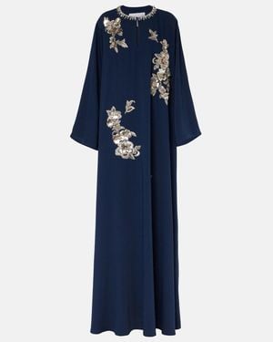 Carolina Herrera Embellished Kaftan - Blue