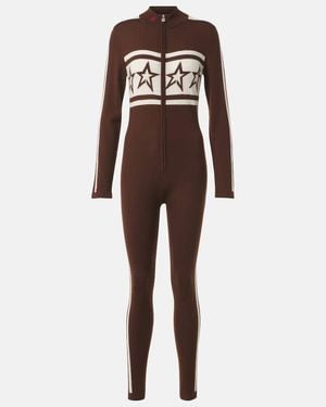 Perfect Moment Apres Team Turtleneck Wool Jumpsuit - Multicolour