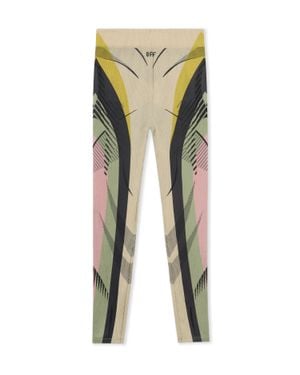 Off-White c/o Virgil Abloh Seamless Col Block Capri Trousers - Multicolour