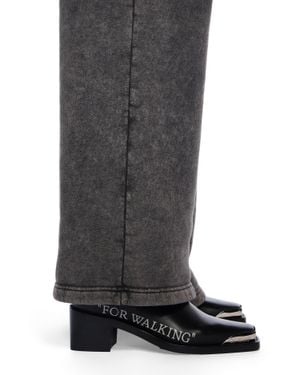 Off-White c/o Virgil Abloh For Walking Texan Ankle Boots - Gray