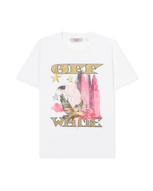 Off-White c/o Virgil Abloh All-Over Frame Slim T-Shirt - White