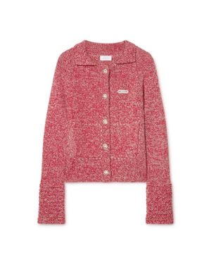 Off-White c/o Virgil Abloh Blend Knit Jkt - Red