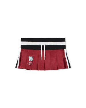 Off-White c/o Virgil Abloh Track Pleated Serena Skirt - Red