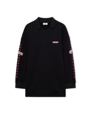 Off-White c/o Virgil Abloh Abito Felpa Polo Star - Nero
