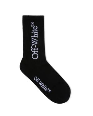 Off-White c/o Virgil Abloh Black Bookish Mid Socks