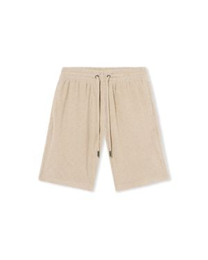Off-White c/o Virgil Abloh Off Arrow Terry Shorts - Natural