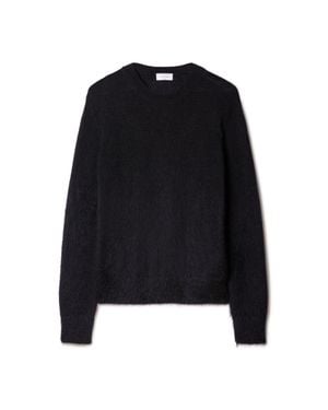 Off-White c/o Virgil Abloh Mohair Arrow Knit Crewneck - Black