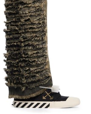 Off-White c/o Virgil Abloh Vulcanized Undercut Sneakers - Black