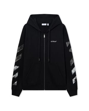 Off-White c/o Virgil Abloh Metal Arrow Skate Zip Hoodie - Black
