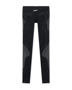 Off-White c/o Virgil Abloh Racing Seamless Leggings - Black