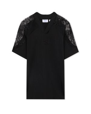 Off-White c/o Virgil Abloh Lace Insert Soccer Dress - Black