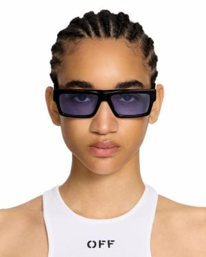 Off-White c/o Virgil Abloh Montgomery Light Lens Sunglasses - Blue