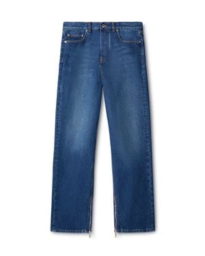 Off-White c/o Virgil Abloh Arr Tab Zip Det Skate Jeans - Blue