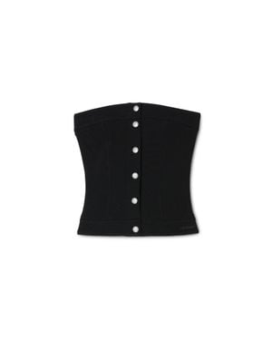 Off-White c/o Virgil Abloh Corset-Style Top - Black