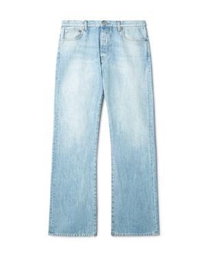 Off-White c/o Virgil Abloh Fresco Diag Relaxed Jeans - Blue
