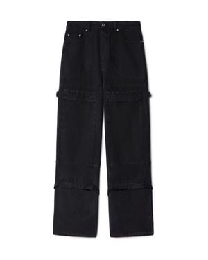 Off-White c/o Virgil Abloh Black Canvas Carpenter Pants