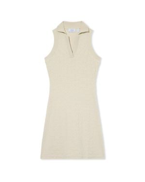 Off-White c/o Virgil Abloh Terry Off Polo Dress - White
