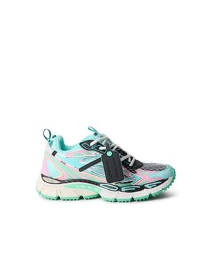 Off-White c/o Virgil Abloh Be Right Back Fishnet Trainers - Blue